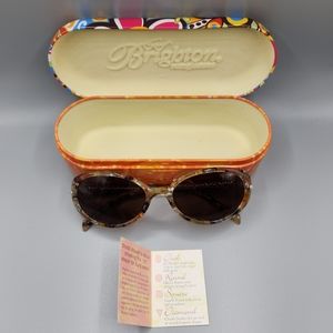 New Vintage Brighton Handmade "Crystal Ball" Oval Sunglasses
